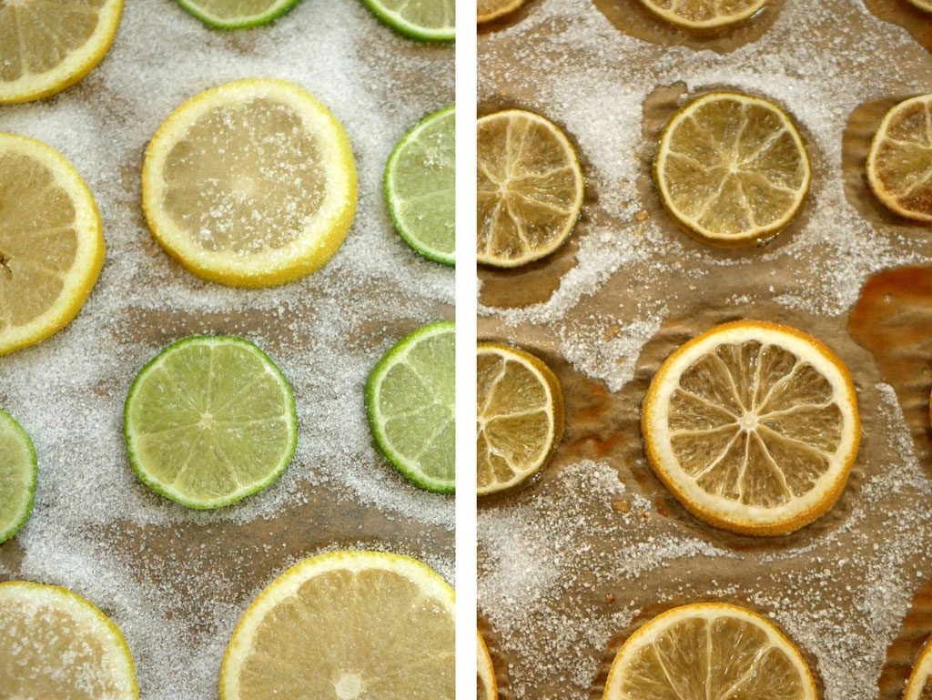 Candied Lemon-Lime slices