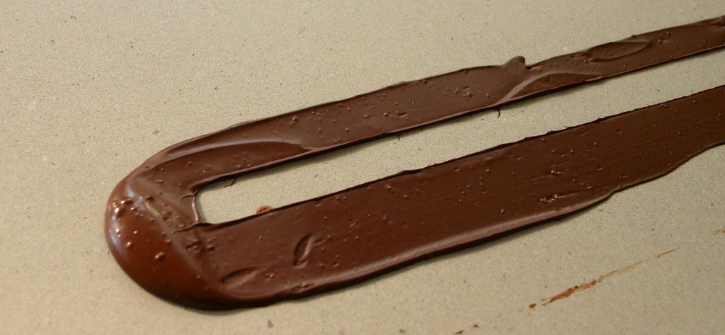 Chocolate strips