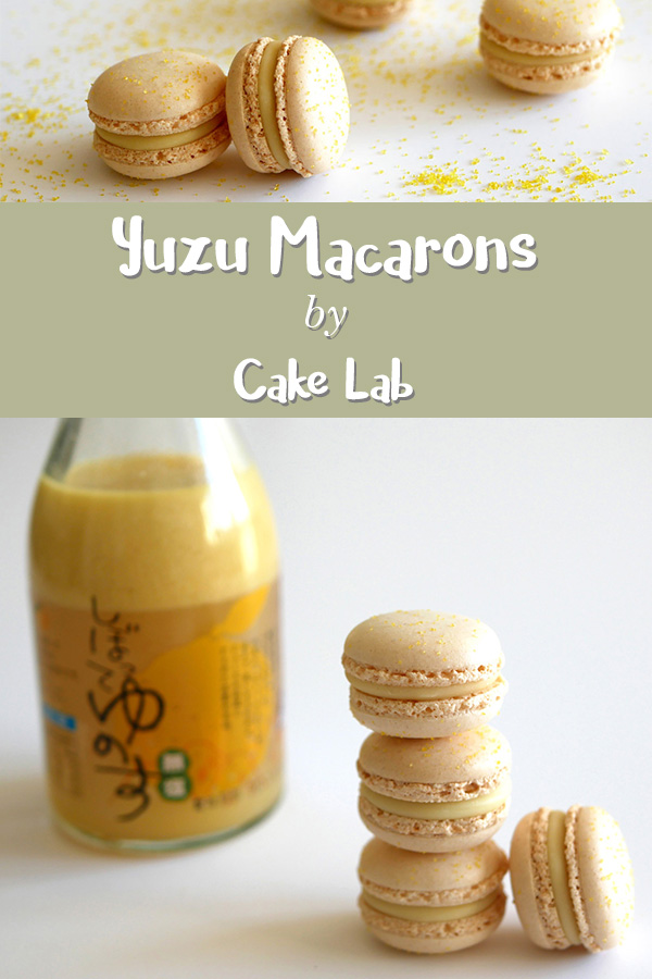 Yuzu macarons