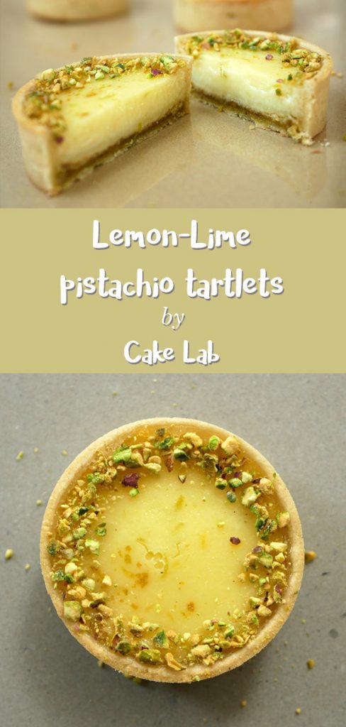Lemon-Lime pistachio tartlets