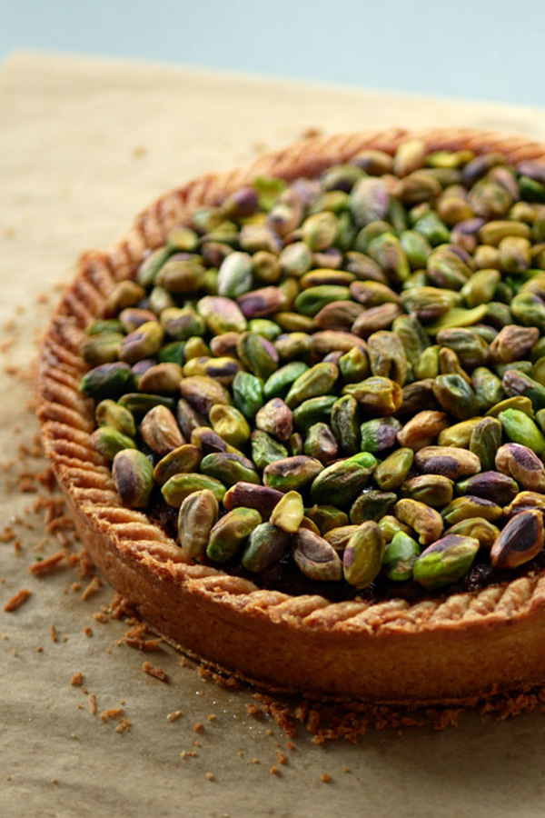 Pistachio Ginger Tart