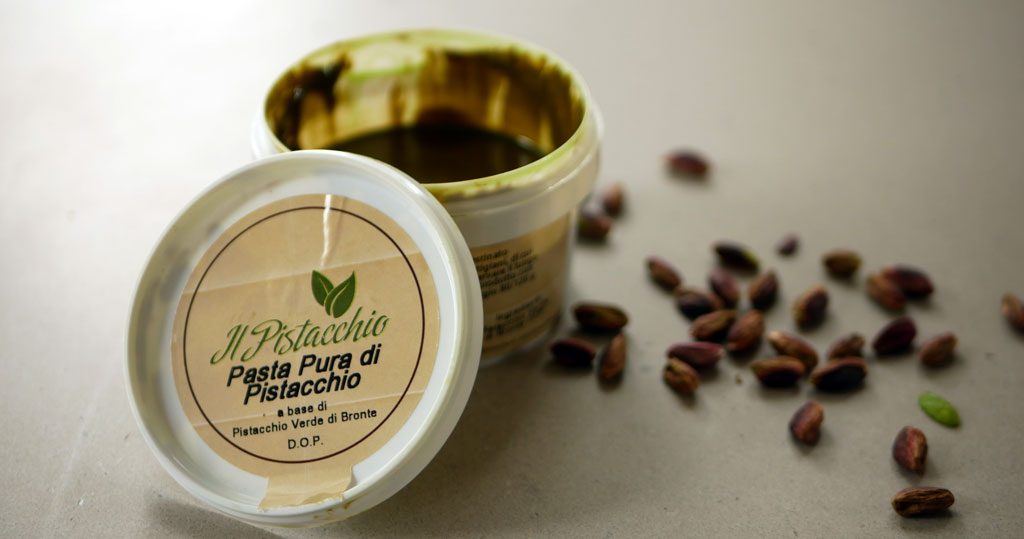 Pistachio paste from Bronte