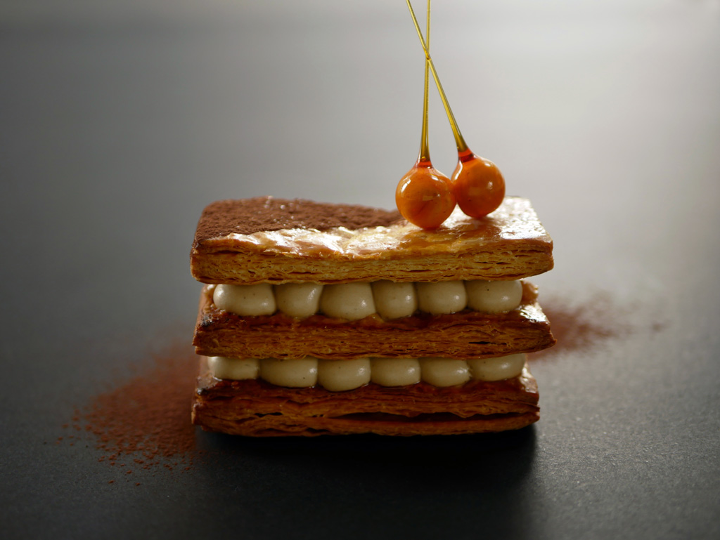 Coffee and Hazelnut Mille-feuille