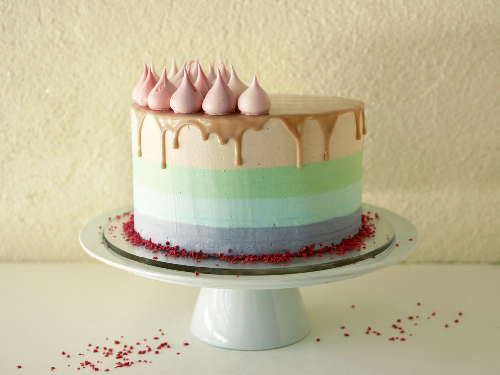 עוגת צבעי הקשת