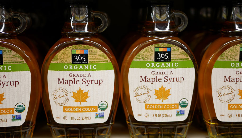 Light maple syrup