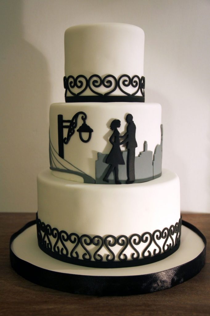 Tia & Maor's wedding cake