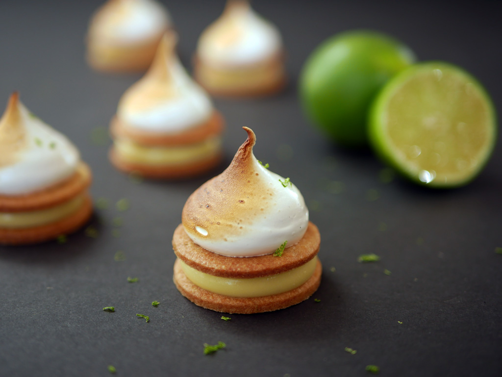 Lime Meringue Cookies