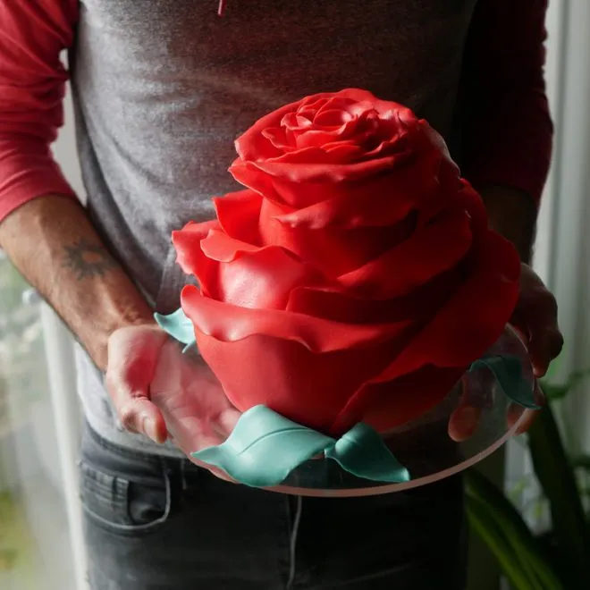 Me holding the cake