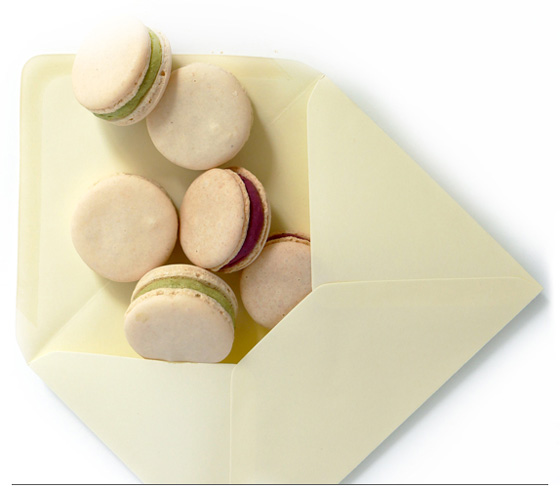 Macarons in a letter