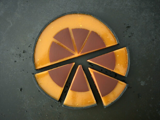 טארט שוקולד תפוז